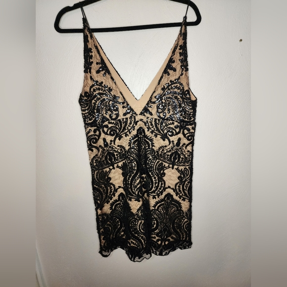 Free People - Night Shimmer Mini Dress - Picture 4 of 6